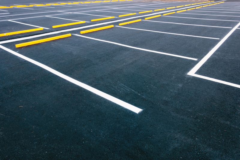 Finished Commercial Parking Lot
