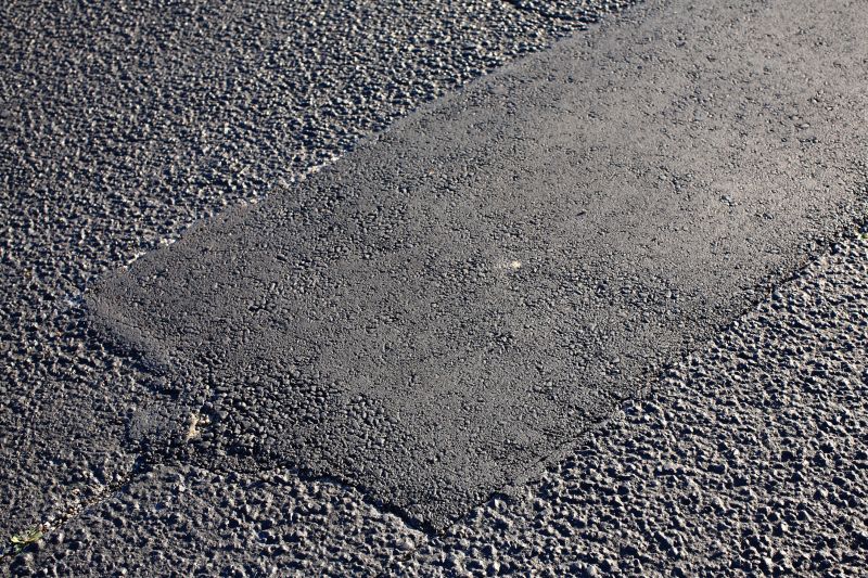 Asphalt Driveway Close-Up
