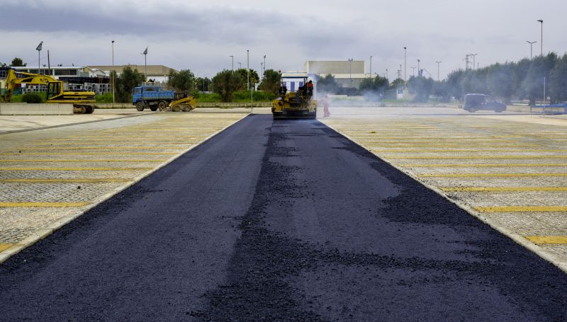 Driveway Paving in Progress