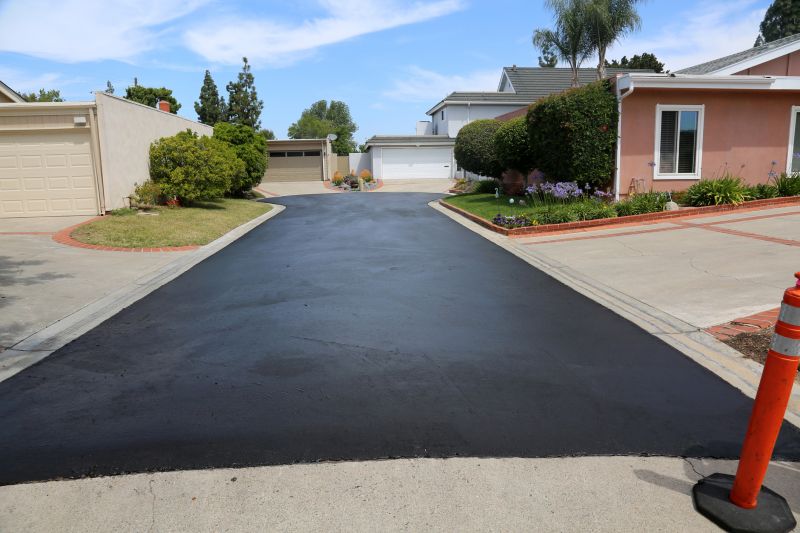 Paved Residential Entrance
